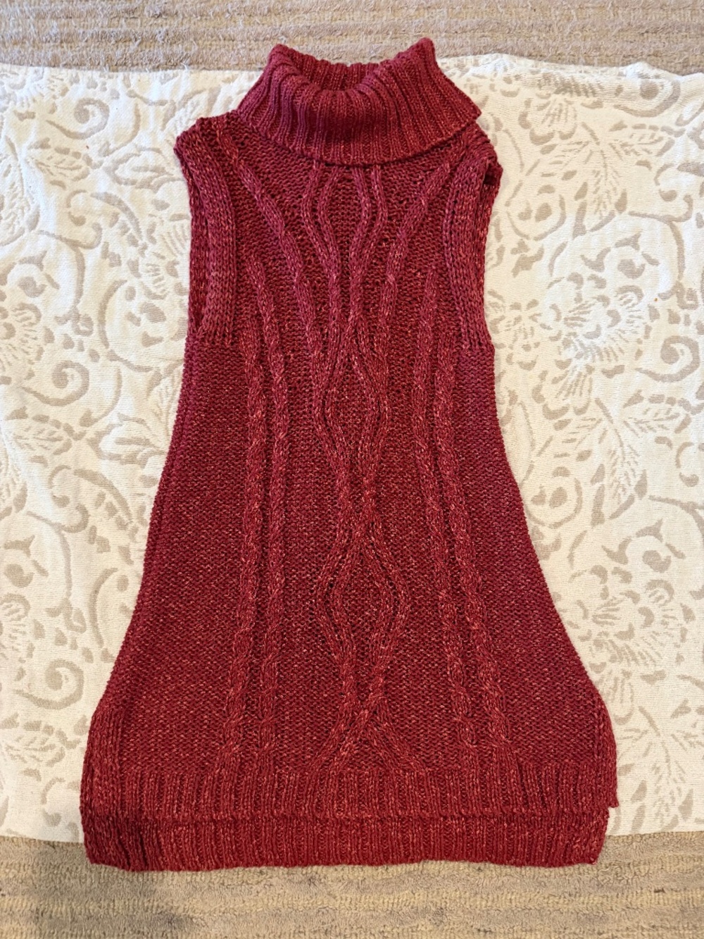 Sleeveless Turtleneck Tunic